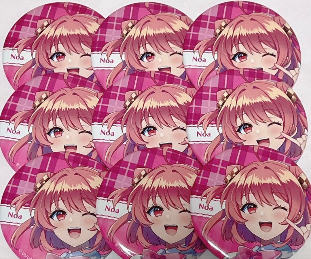 カラフルピーチ のあ パラぴち 缶バッジ 9個