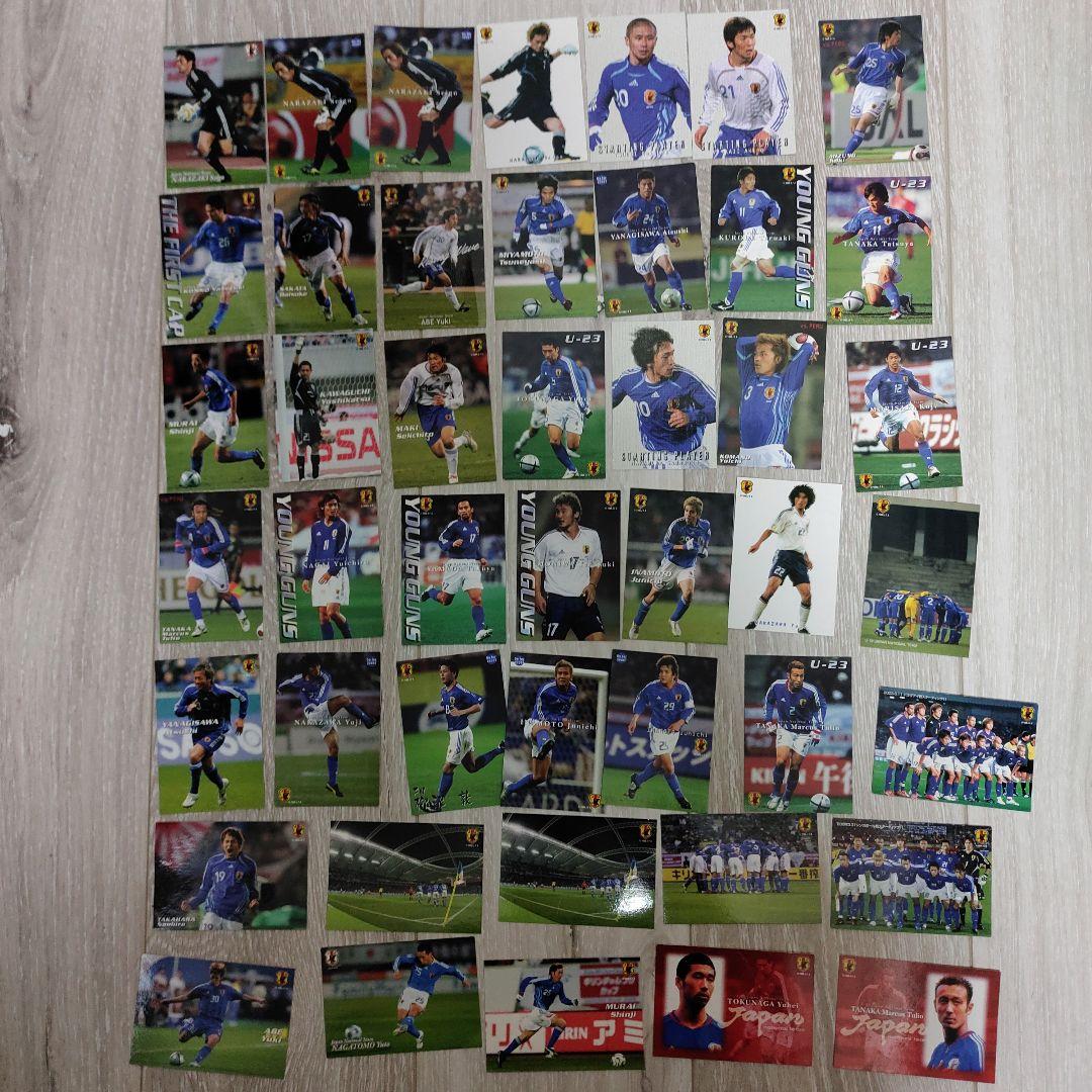 Jリーグチップス、日本代表チップスカード　2004年〜2009年のカード