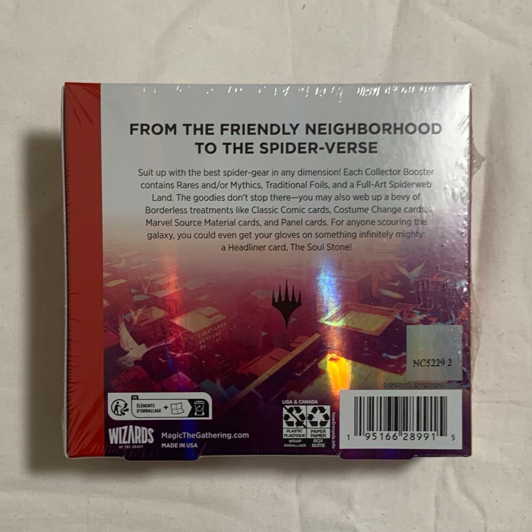 【シュリンク付き】英語版 MTG スパイダーマン コレクターブースター 1BOX