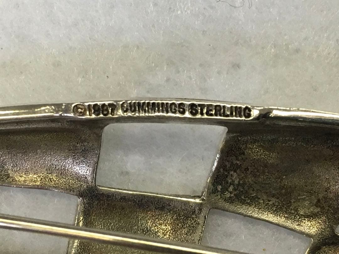 アンジェラカミングス スターリング　ブローチ