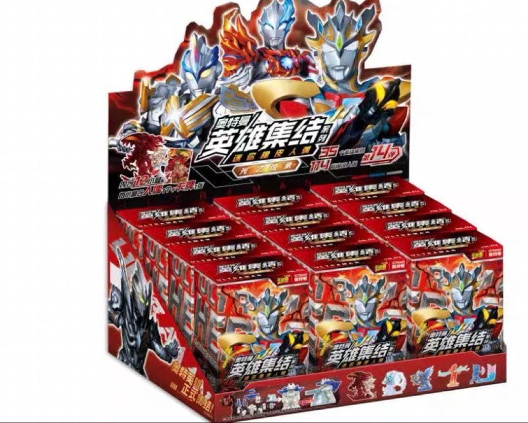 中国限定　ウルトラ怪獣消しゴム　ウルトラマン英雄集結 第14弾 1box