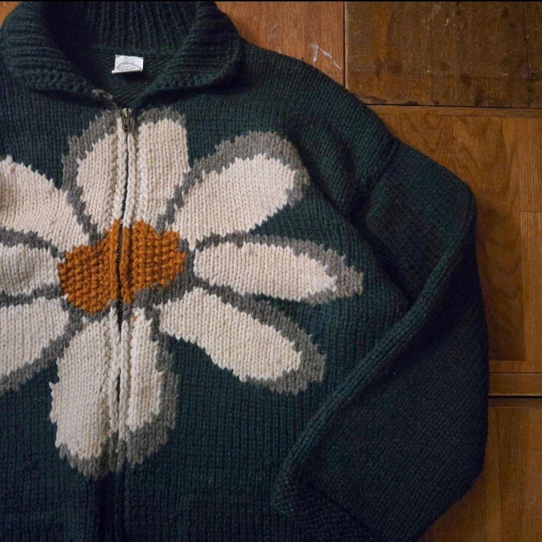 リクトDaisy pattern ecuador knit