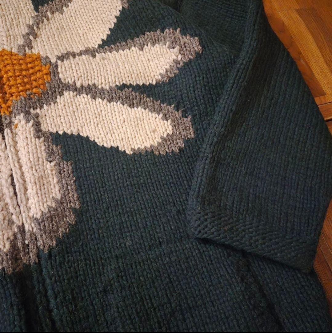 リクトDaisy pattern ecuador knit