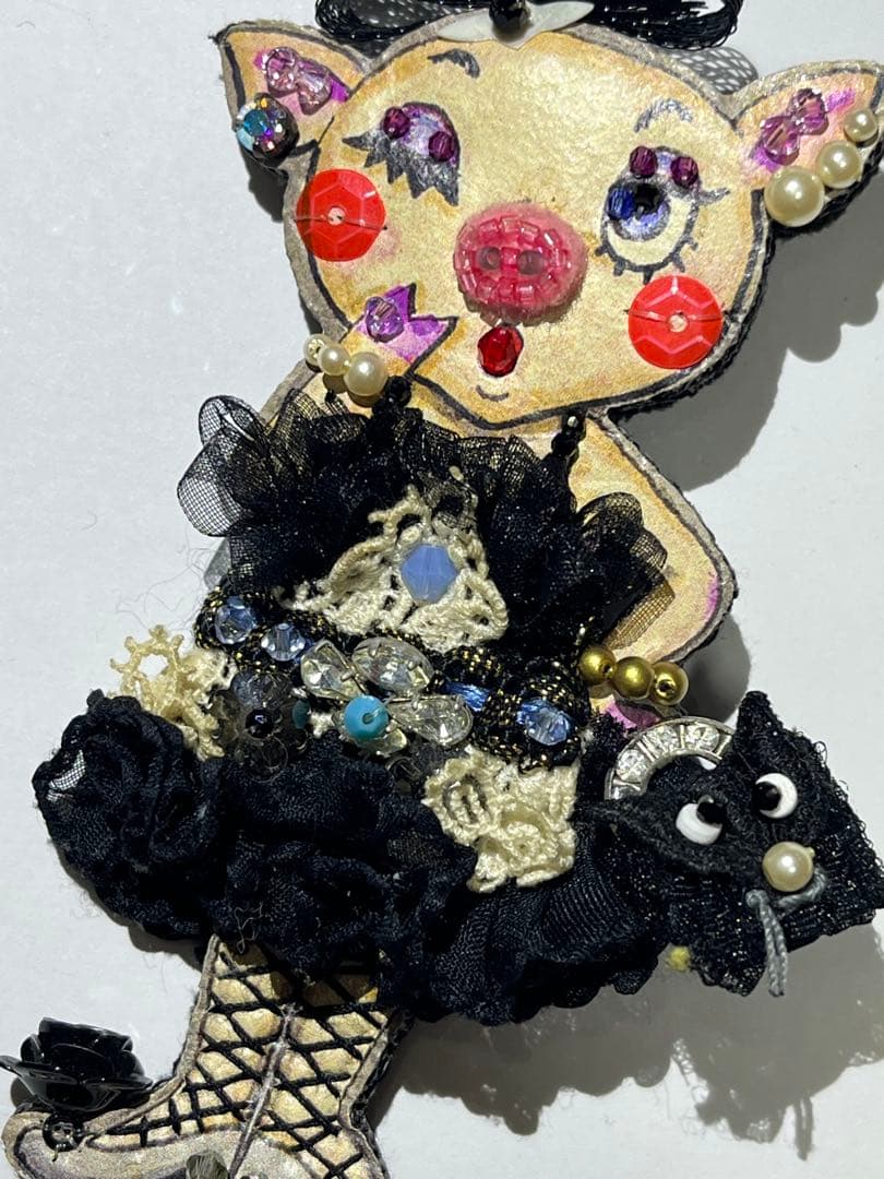 アルベロベロ　ブローチ　コサージュ