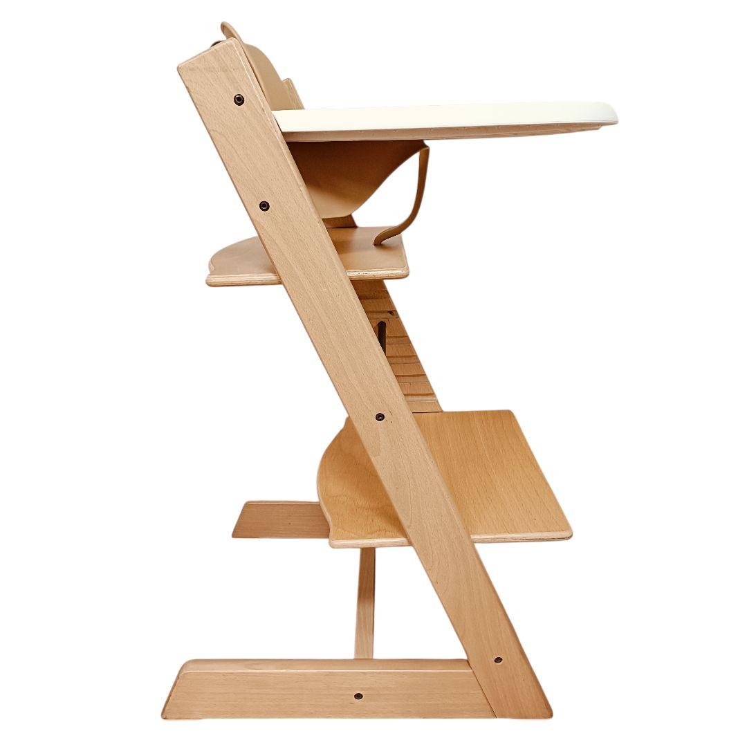 【組み立て不要】ストッケ トリップトラップ ナチュラル ベビーセット トレイ付