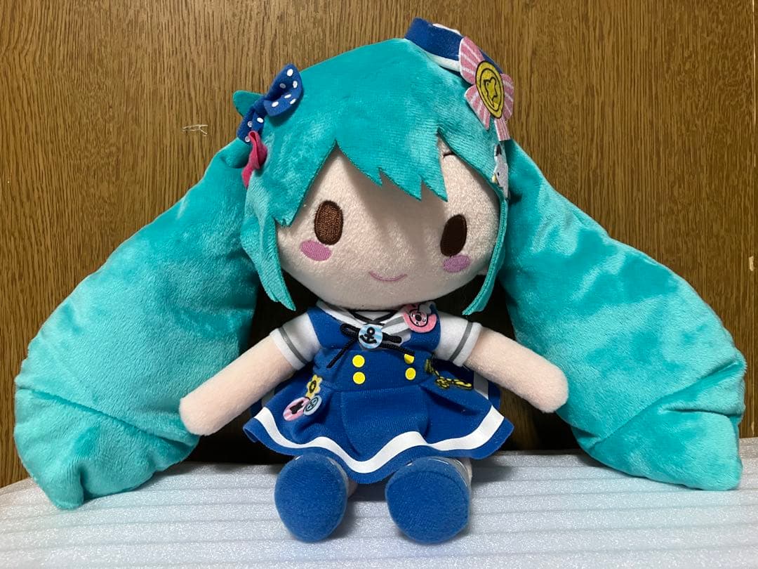 初音ミク オリジナルぬいぐるみ「初音ミクフィギュア展 横浜人形の家ぬいぐるみ」