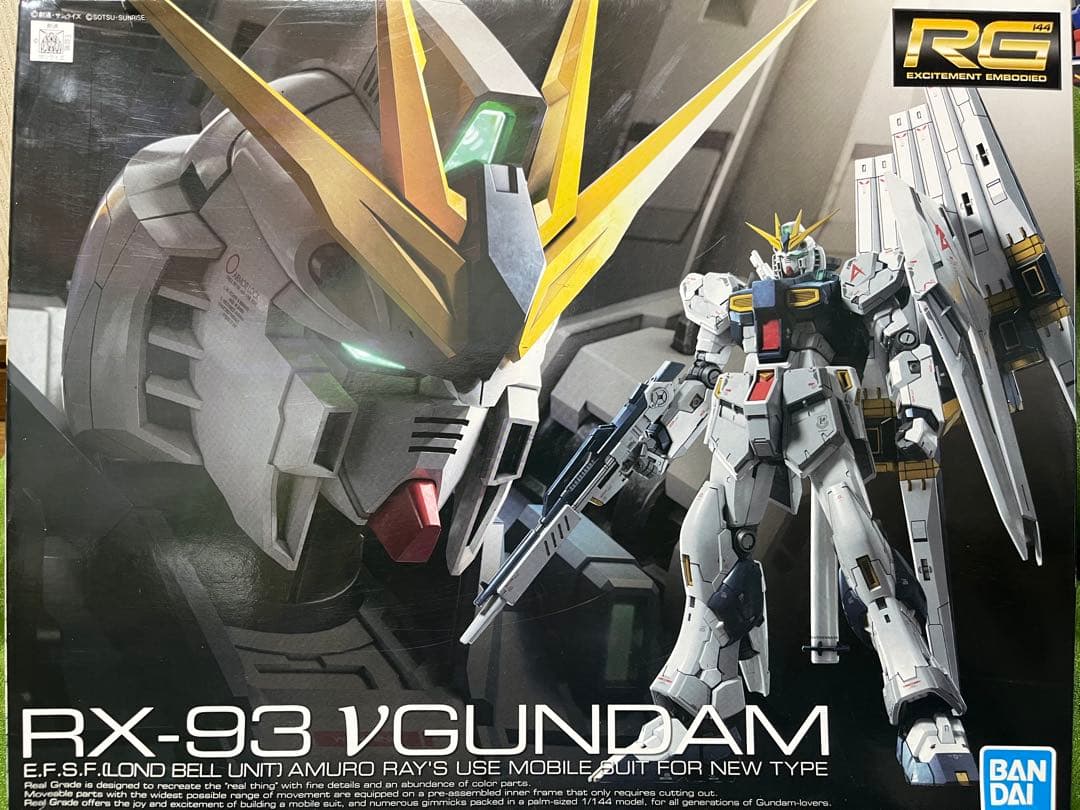☆新品未組立 RG RX-93 νガンダム 水転写デカール&おまけ付き☆