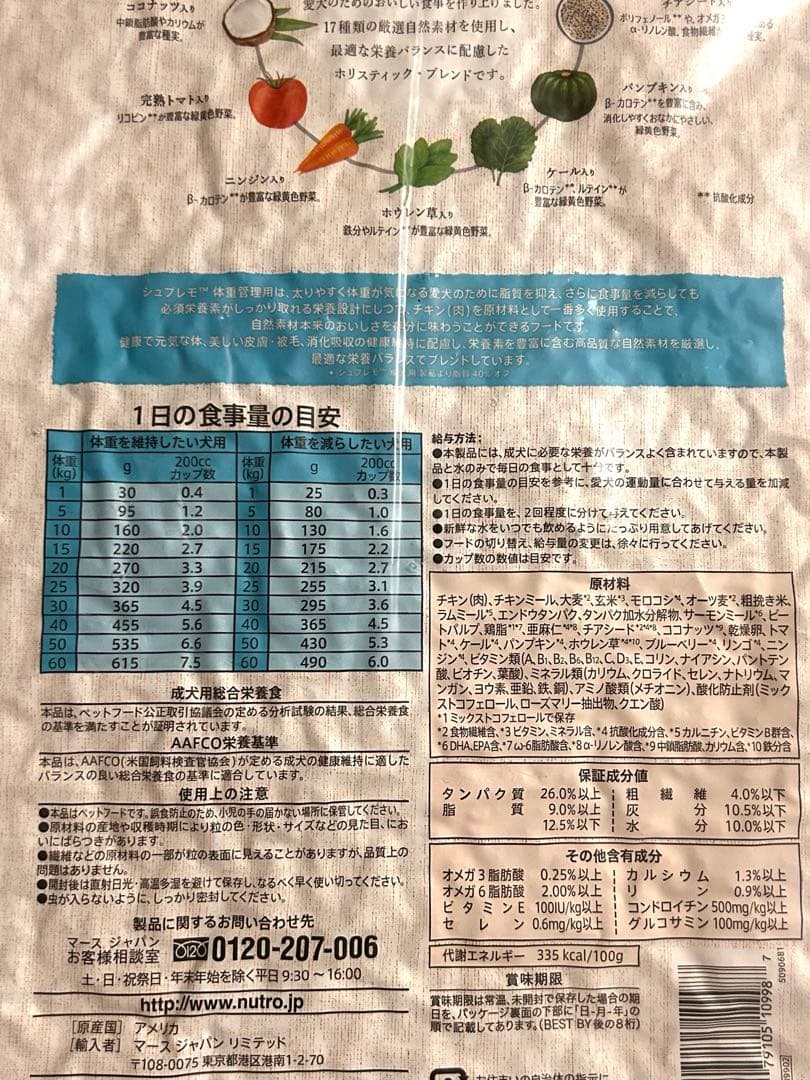 Nutro Supremo ニュートロ シュプレモ ドッグフード 13.5kg