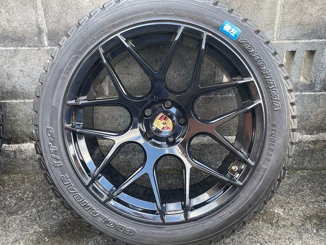 マカン専用設計ホイール 20インチ スタッドレス バリ溝付き 4本セット