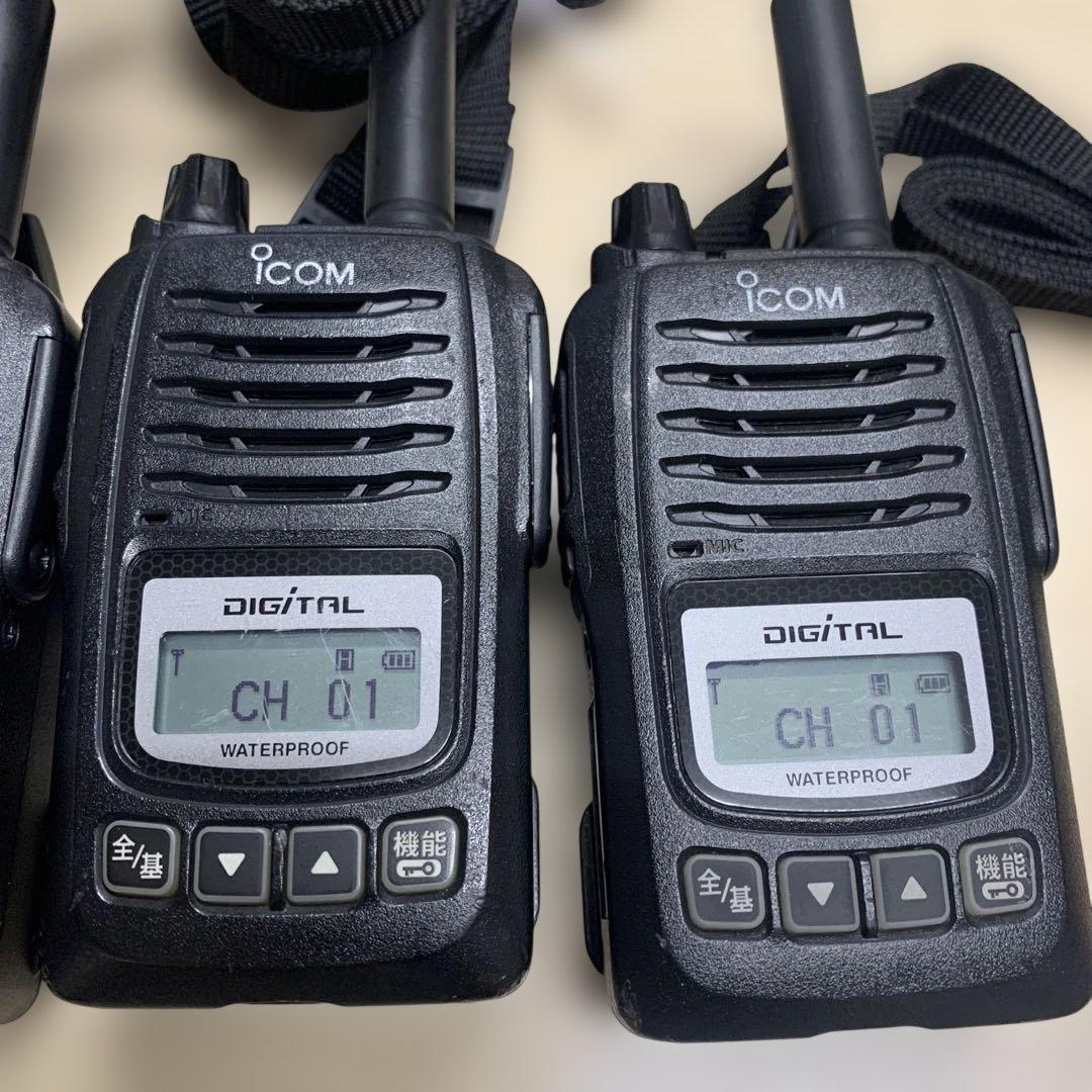 アイコム　デジタル簡易無線　5W IC-DU65C 6台セット 中古品