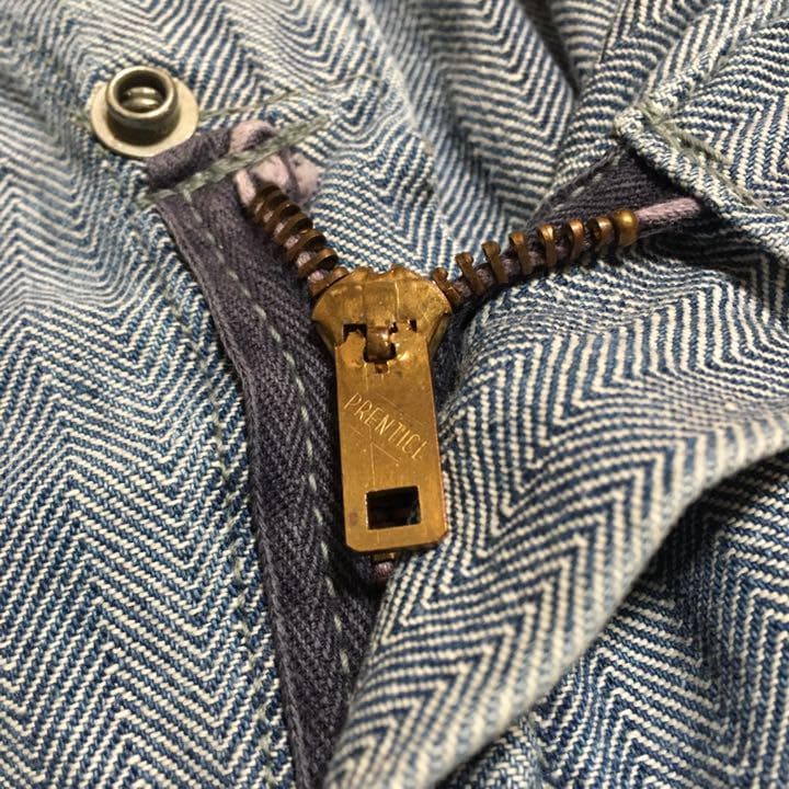 50～60s BLUE BELL オールインワン デニム ヘリンボーン 42