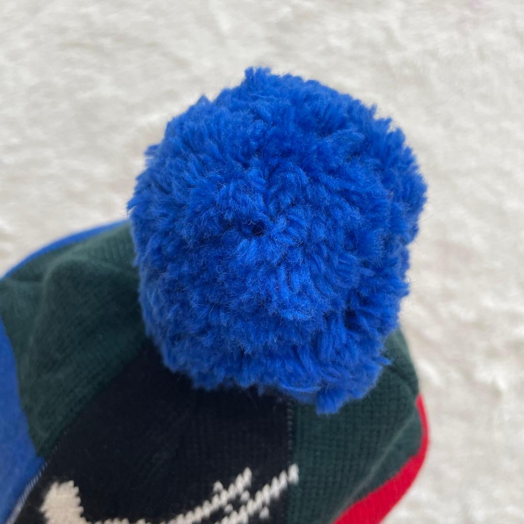 6r782　ポロ　ラルフローレン　ポンポン　ニット帽　ダウンヒル　スキー