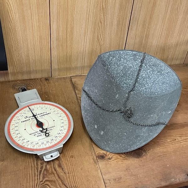 アメリカンファミリスケール社　ハンギングスケール　ビンテージ雑貨