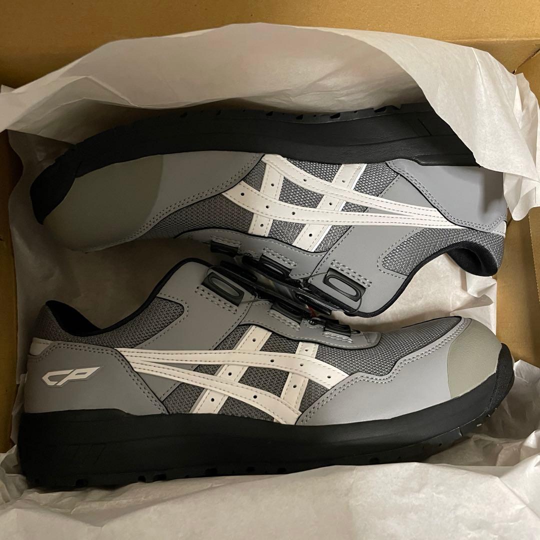 ASICS 安全靴 BOAシステム グレーCP209