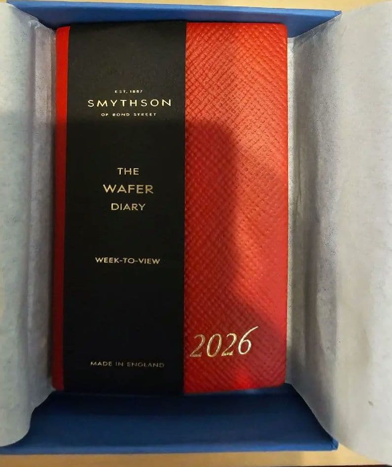 新品 SMYTHSON 2026 手帳 ギフトボックス付き