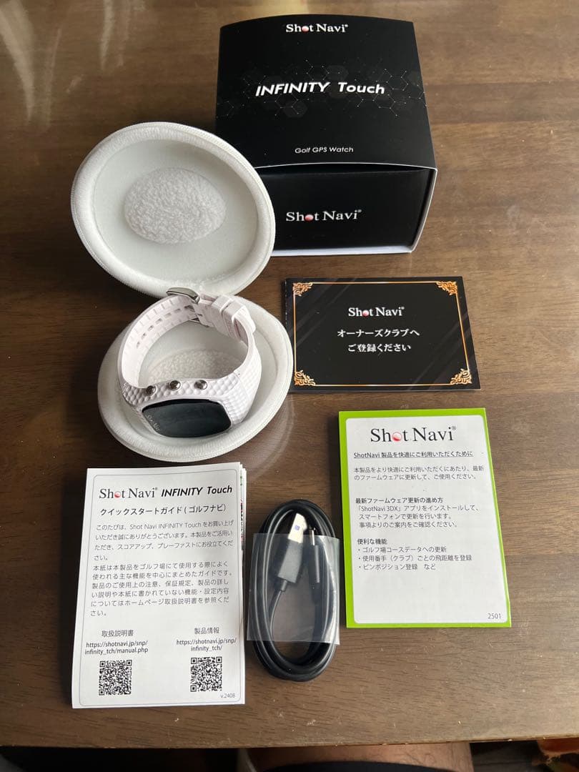 お値下げ　美品Shot Navi INFINITY Touch腕時計ゴルフナビ