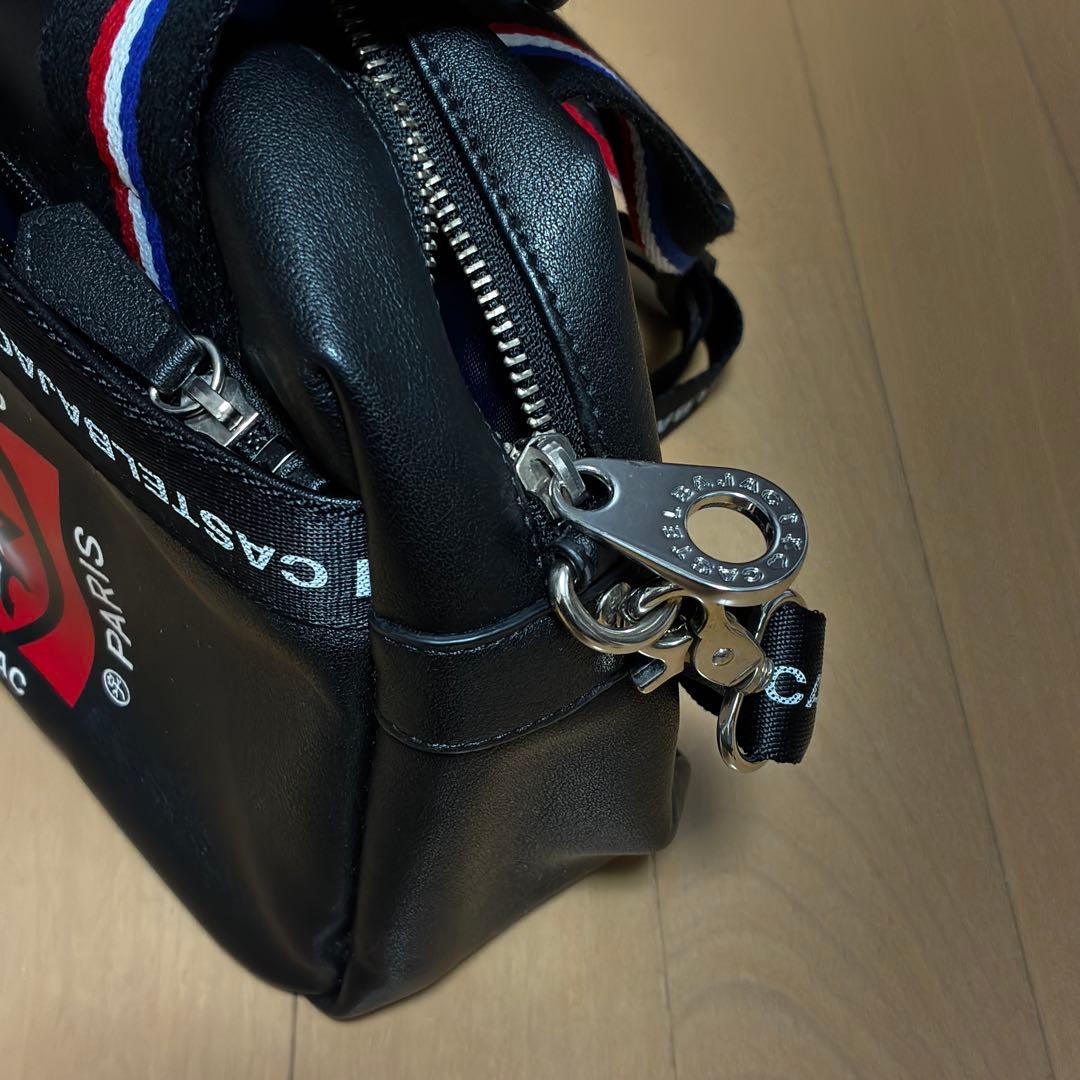 CASTELBAJAC ブラック 2WAYショルダーバッグ&ハンドバッグ