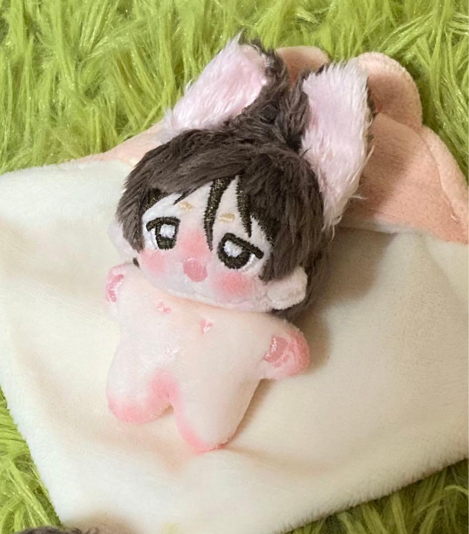 自作ぬいぐるみ・口を大きく開けた男の子