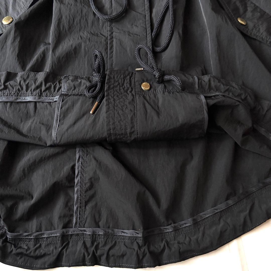 美品✨タトラス EUDEMO ナイロンモッズコート ナイロン フーデッド 黒 S