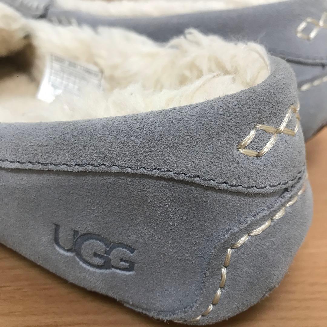 【新品】UGG ANSLEY モカシン ライトグレー 24.0㎝