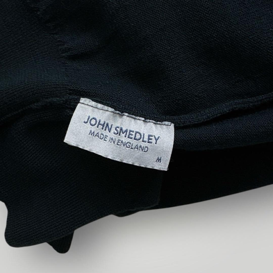 [美品 上質] JOHN SMEDLEY タートルニット ダークグリーン