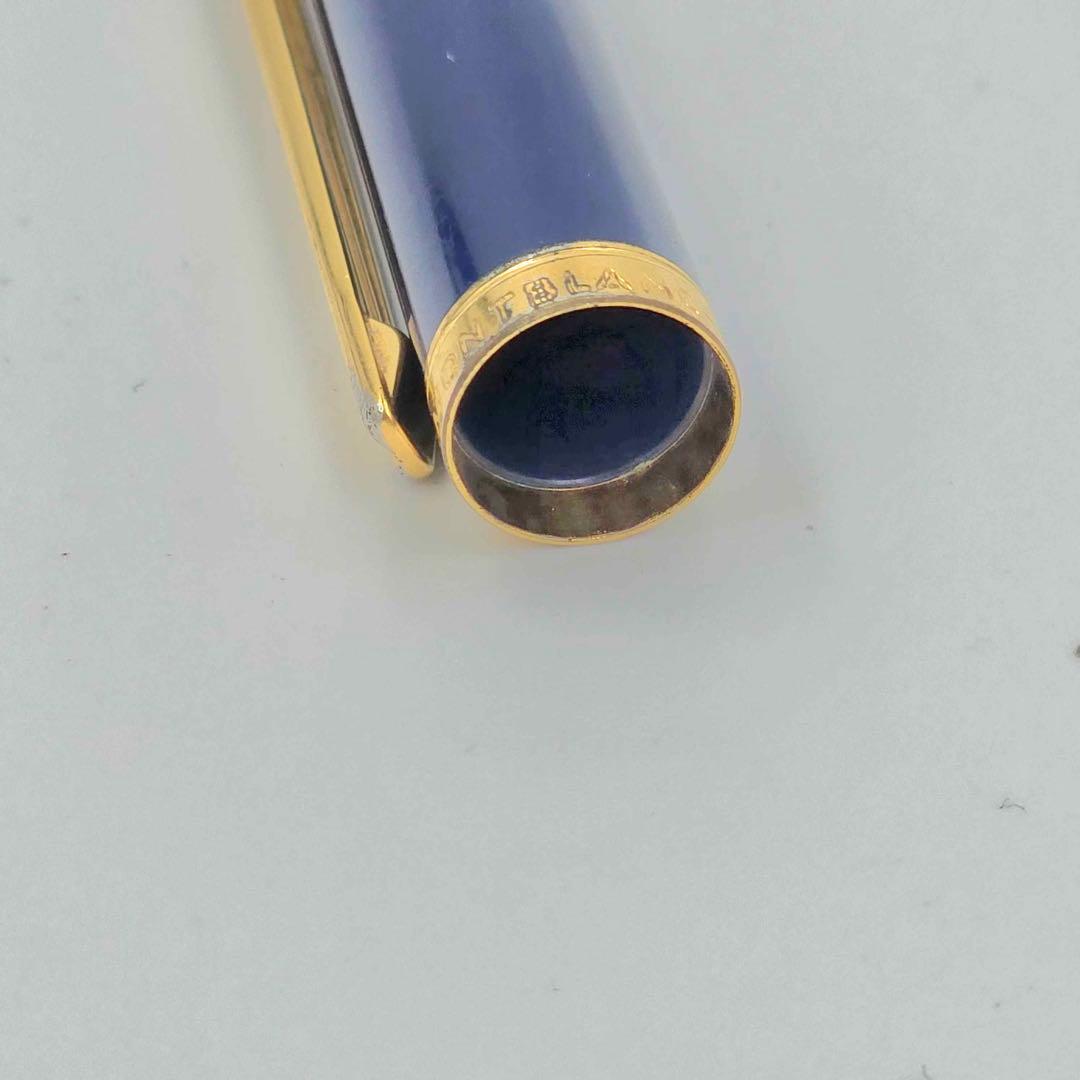 廃盤 希少 モンブラン ノブレスオブリージュ ブルー リップ割れ無し 14K