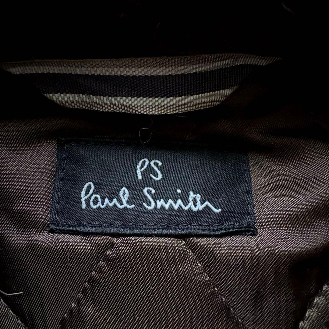 ★カシミヤ混 XLサイズ★ ポールスミス モッズコート ラクーンファー取り外し可