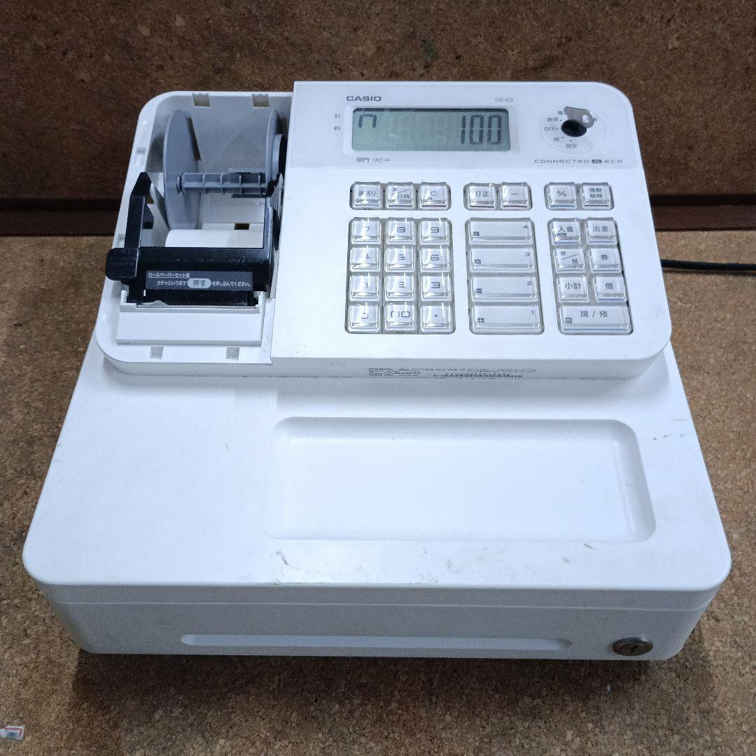 ひ*ろ様 ３２１５）カシオレジスター　SR-G3-WE
