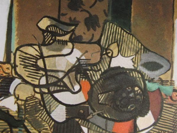 ジョルジュ・ブラック、大きな花瓶のある静物、希少な画集より、状態良好