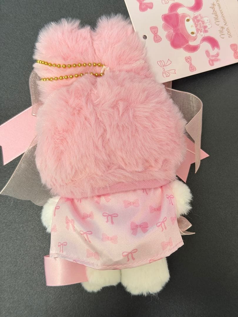 マイメロディ50th anniversaryボールチェーン付きマスコット