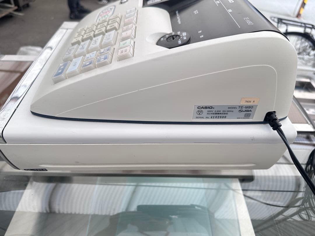 CASIO カシオ 電子レジスター レジ TE-M80 店舗 静音 プリンター