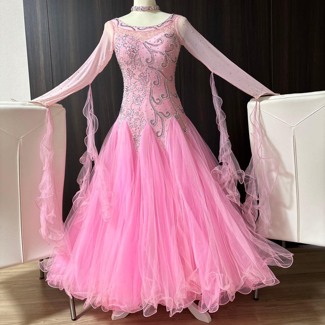 社交ダンス　ドレス　競技会　パーティー　トライアル　ジャンテイ