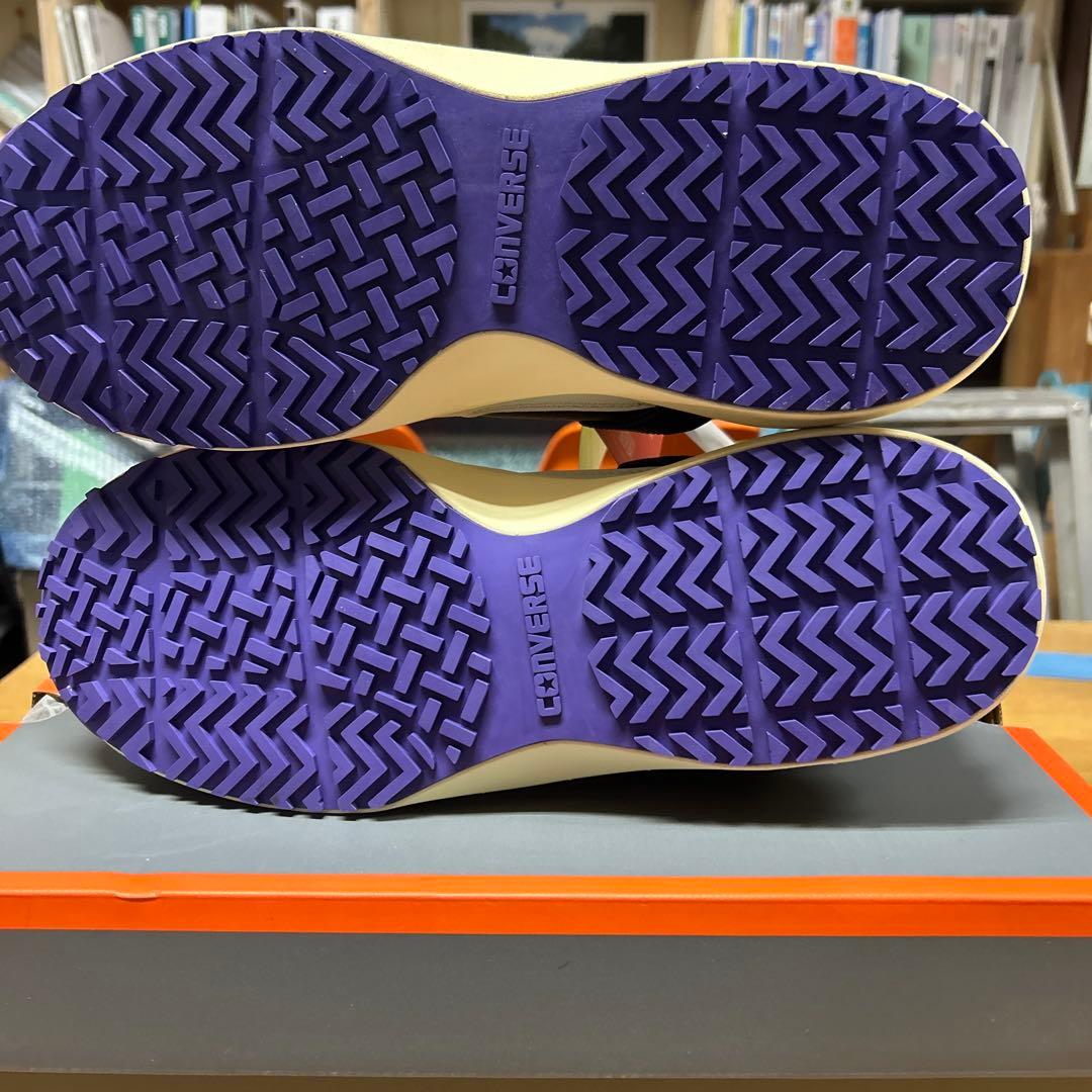 CONVERSE CPDモデル 安全靴 27.5 ホワイト/ブラック/パープル