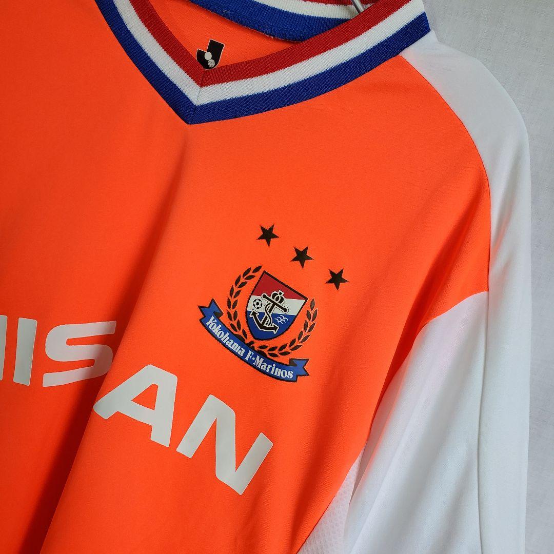 希少 横浜マリノス 中村俊輔 蛍光オレンジ ユニフォーム jリーグ アウェイ