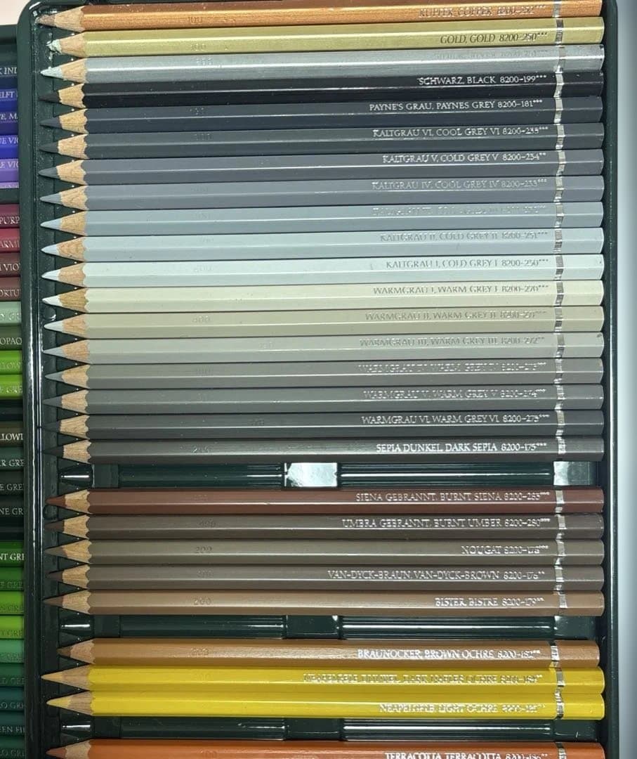 FABER-CASTELL 水彩色鉛筆109本セット缶入り
