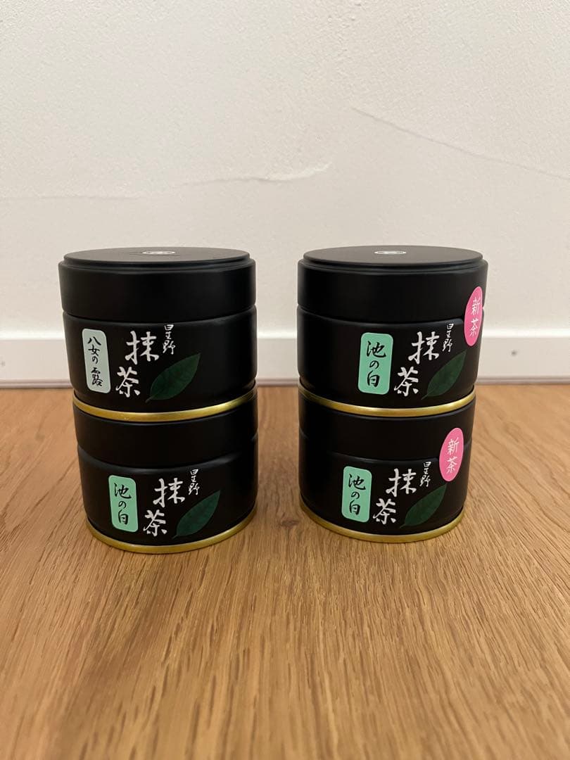 星野製茶園　抹茶　池の白　八女の露　星野抹茶