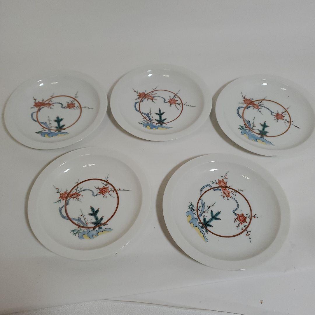 大聖寺伊万里 柿右衛門写 5枚セット