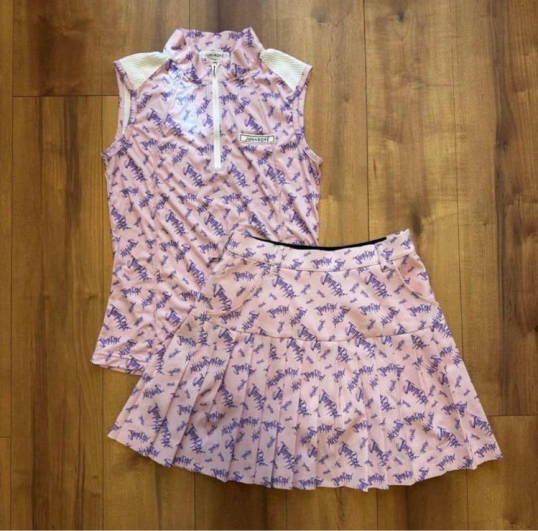 RUN AND RODE ゴルフウェアセット 薄紫色