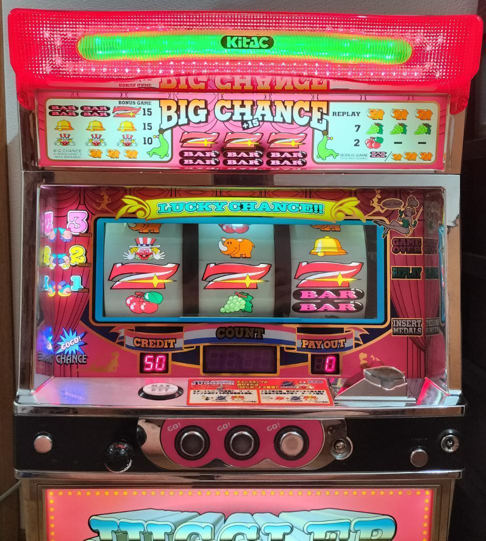 【パチスロ実機】北電子★『初代』ジャグラーガール【不要機付】４号機・レア