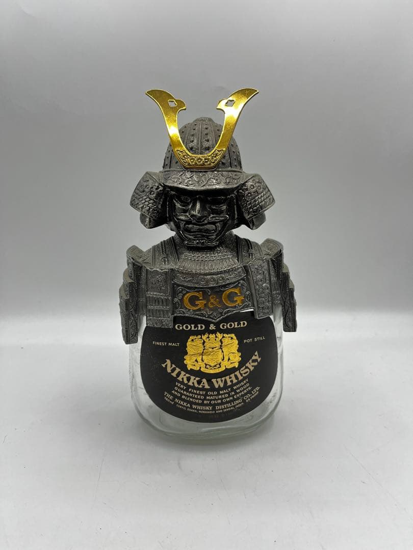 ニッカウィスキー ボトルキャップ　カバー　 G&G 戦国武将 鎧兜　甲冑　空瓶