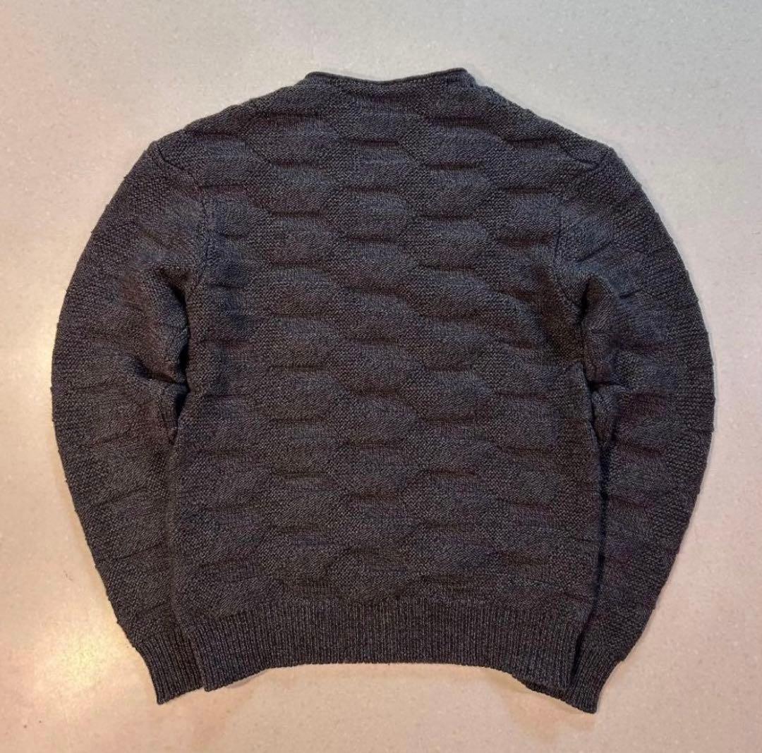 トップス 00s RAF by RAF SIMONS V-neck 3D sweater