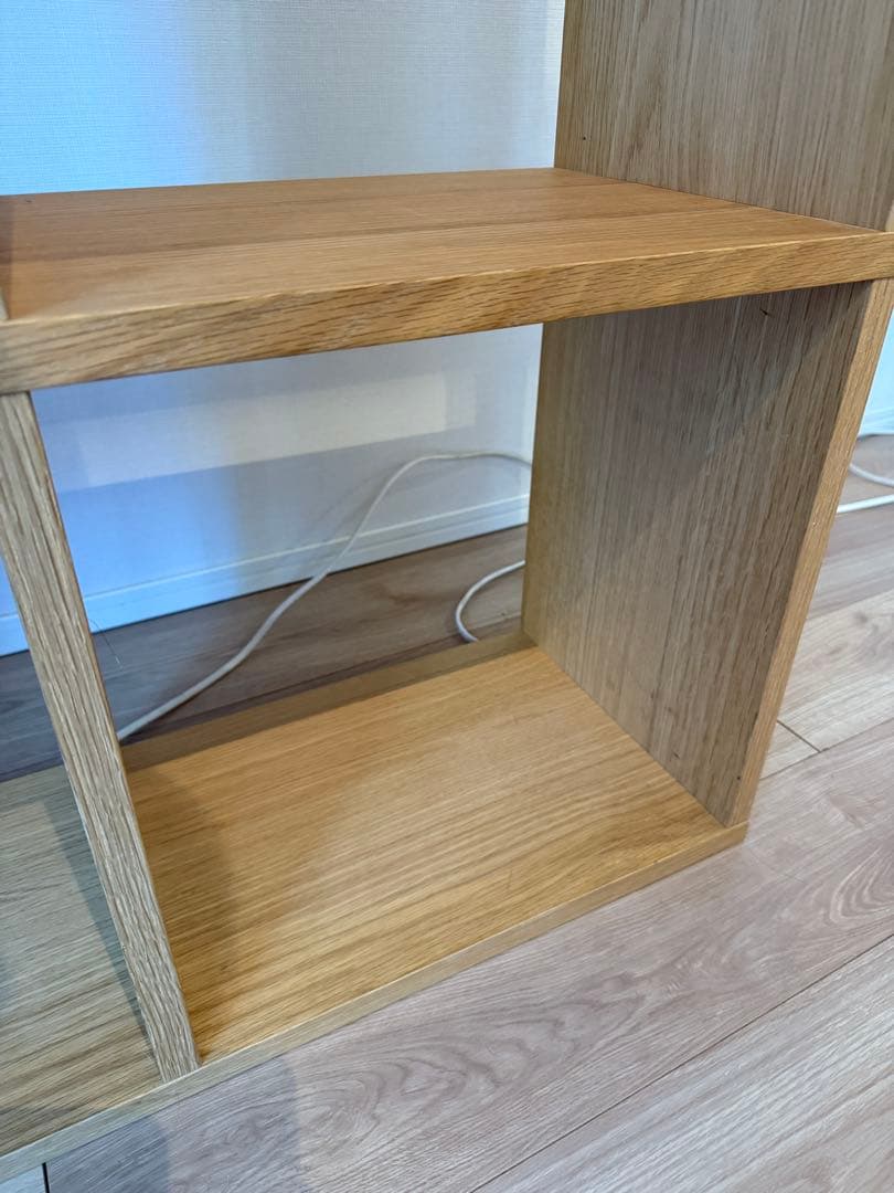 無印良品 本棚 スタッキングシェルフセット 3段×3列 9マス オーク材