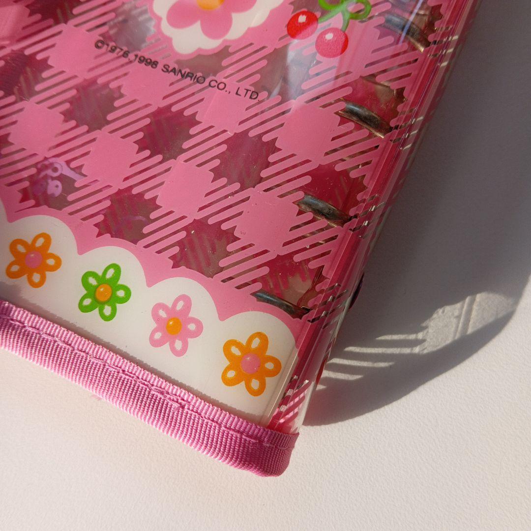 サンリオ　ハローキティ　バインダーケース　さくらんぼ　平成レトロ　1998年