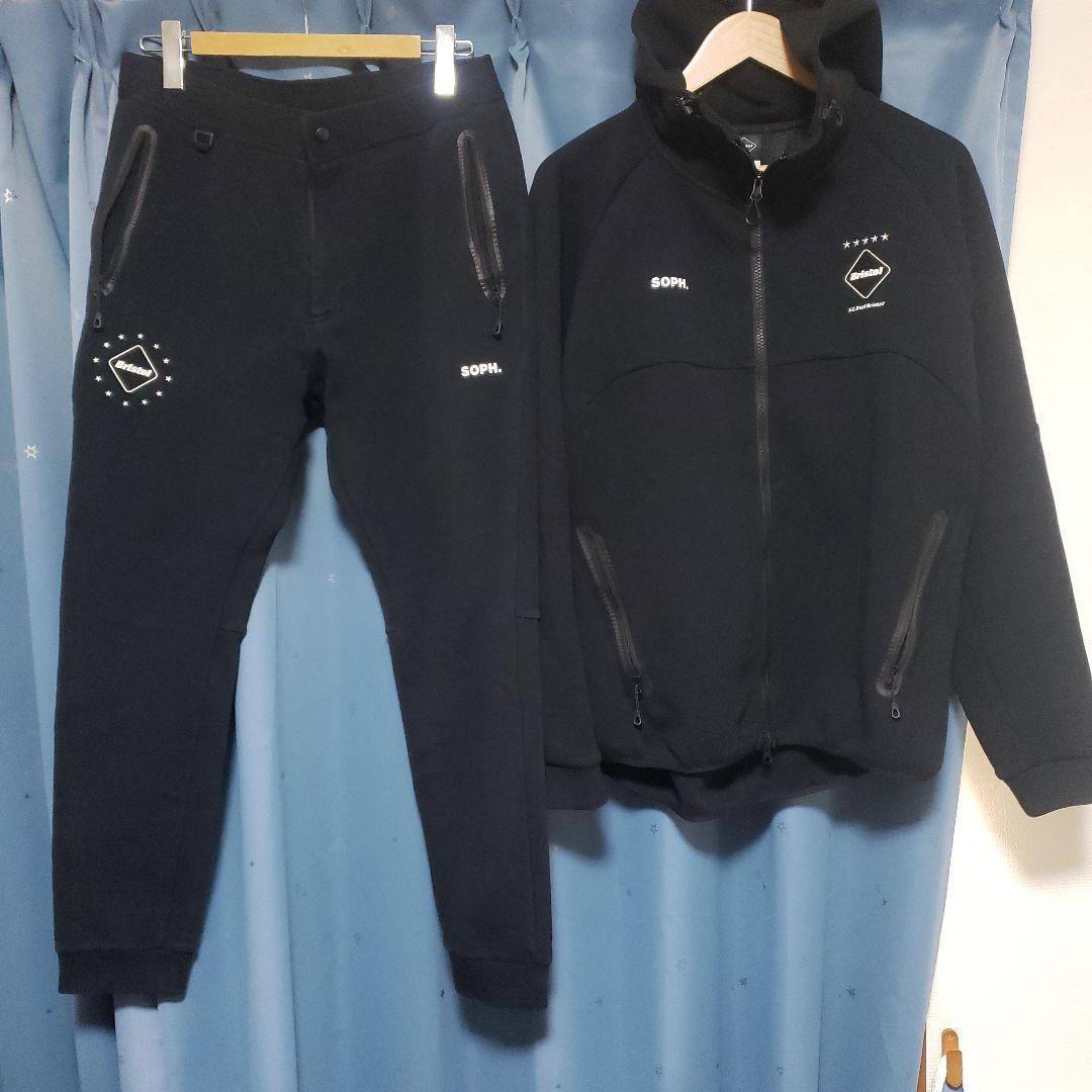 FCRB　エフシーレアルブリストル　セットアップ　上下　ブラック　L