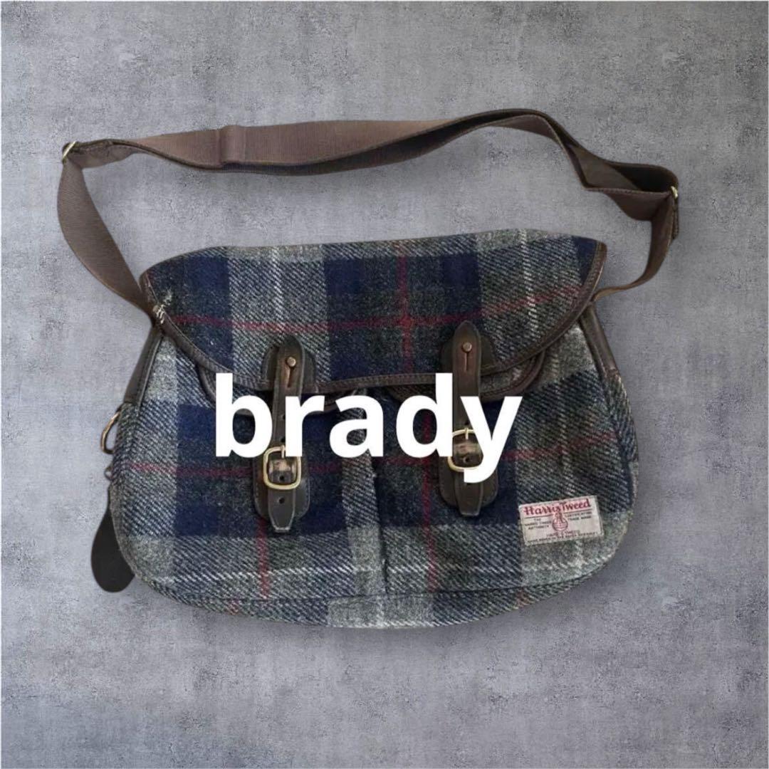 brady ショルダーバッグ ハリスツイード