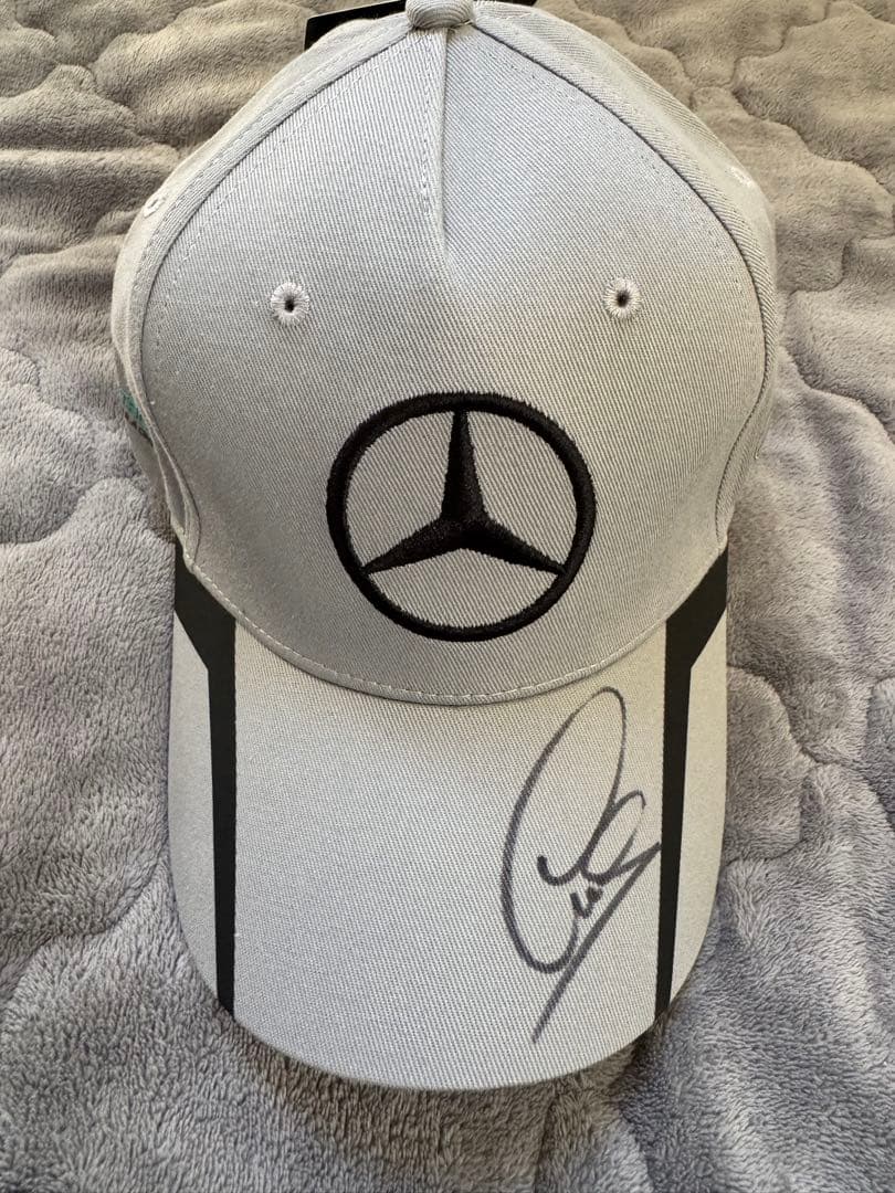 F1 メルセデス AMG ニコ&ルイス 直筆サイン キャップ