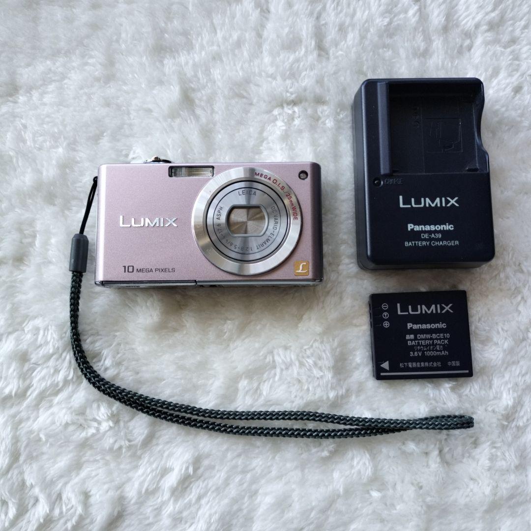 【動作確認済み】Panasonic DMC-FX35 ピンク 10メガピクセル