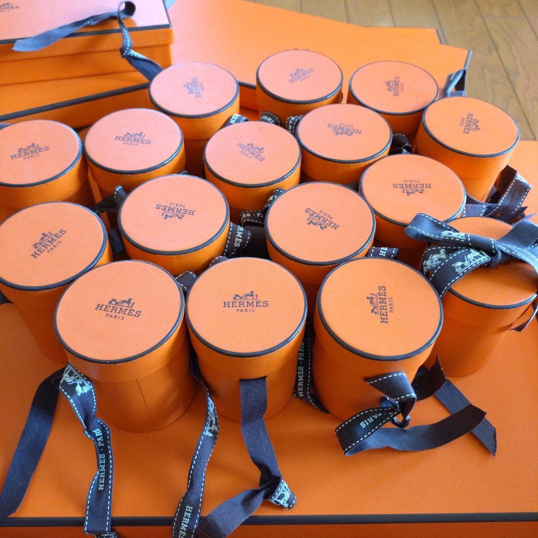【美品】HERMES オレンジ ギフトボックス・ショッピングバッグ多数