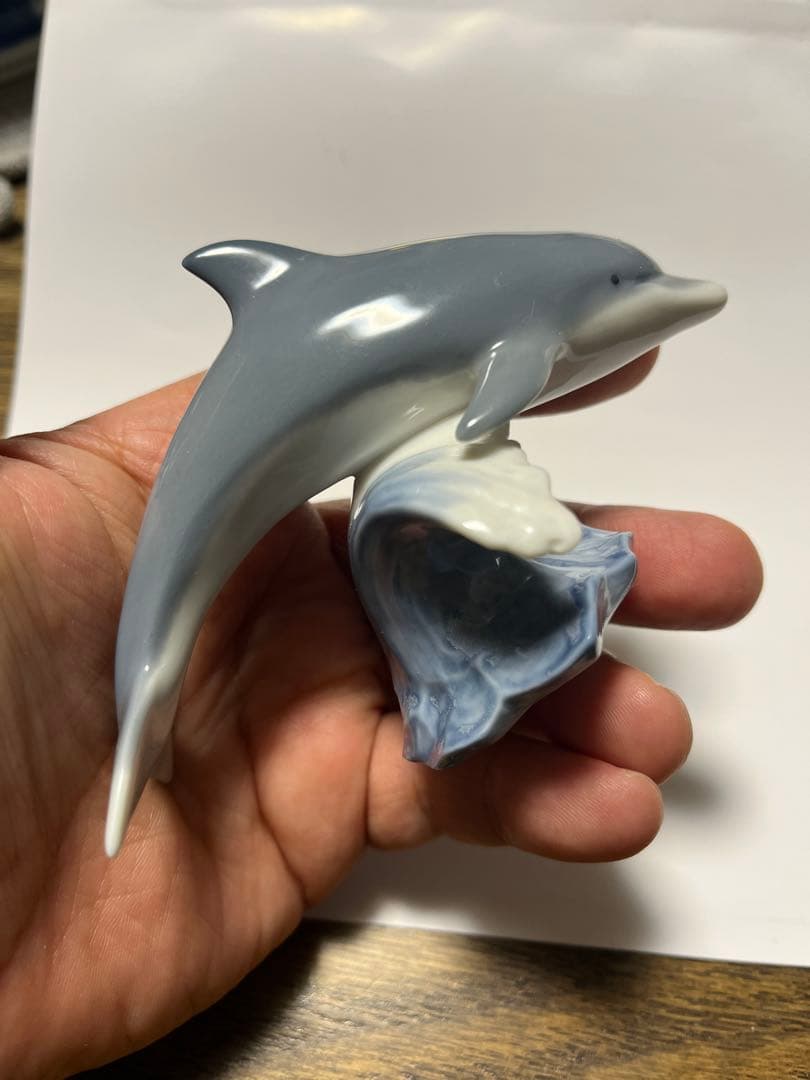 リヤドロ 幸運の イルカ ldr-8104 Lladro リアドロ 陶器 人形