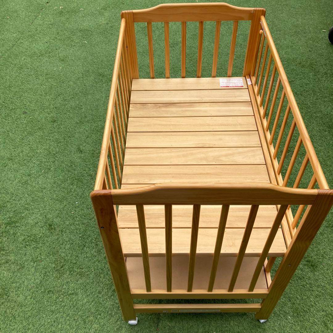 【katoji】カトージ　ベビーベット　チャーミー（ナチュラル）120×70